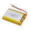 104050 Li Ion Polymer Battery 3.7V 2500mAh 9.25Wh para a luva caloroso